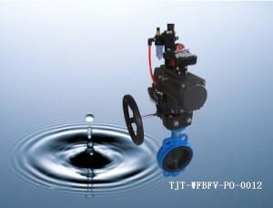 Pneumatic /EPDM Coated Disc Wafer Butterfly Valve /DN50-DN600 Model : TJT-BFV-0012