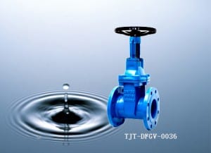 Ductile Iron Resilient seat rising stem gate valve /DN40-DN600